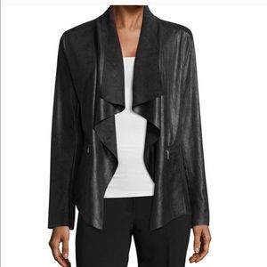 Worthington Faux Suede Drape Blazer
